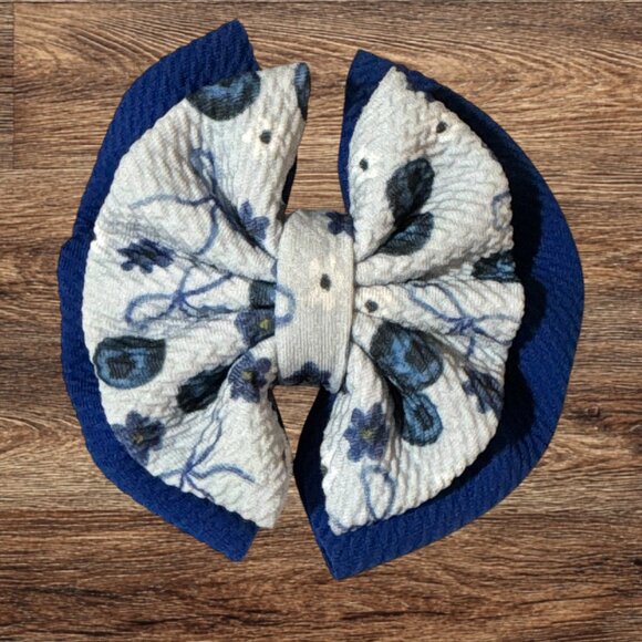 Other - 4" double layer Blueberry Bows